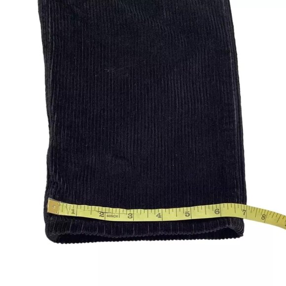 New Levi’s Black Corduroy Straight Legs Jeans Women’s Size 29x30 Cotton - Picture 4 of 10
